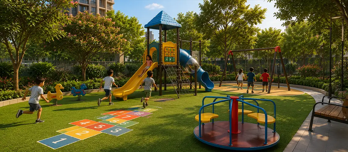 Bhagwati Gami Altair Navi Mumbai Kids Play Area Bhagwati Gami Altair Navi Mumbai Kids Play Area