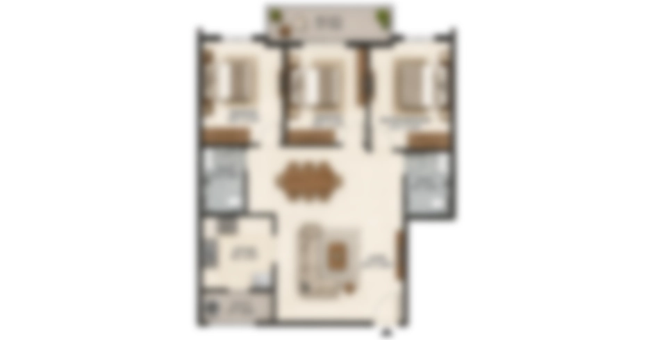 Gami Altair 3 BHK Price